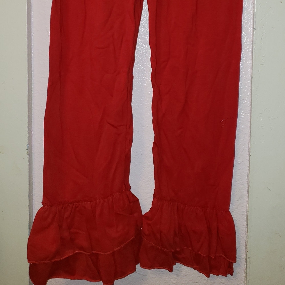 Boutique ruffle pants